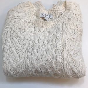 Forever 21 White long sleeve sweater